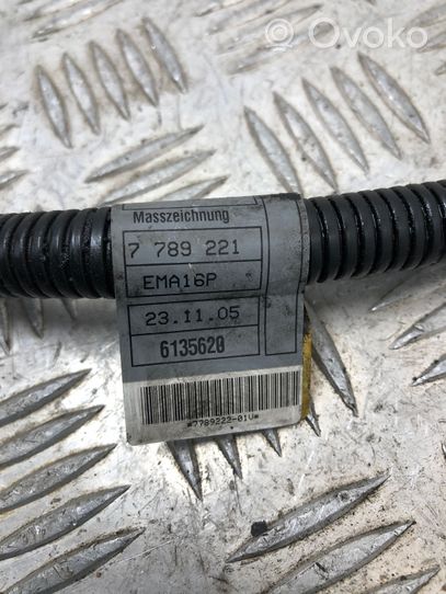 BMW 5 E60 E61 Câble de batterie positif 7789222