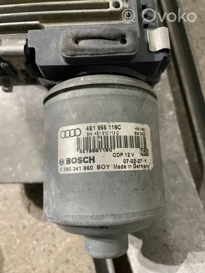 Audi A8 S8 D3 4E Tiranti e motorino del tergicristallo anteriore 4E1955023M