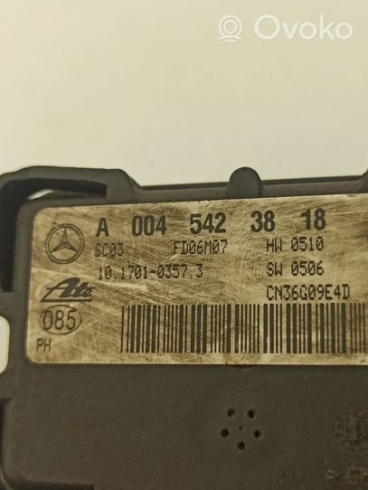 Mercedes-Benz ML W164 ESP acceleration yaw rate sensor A0045423818