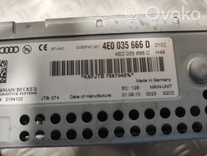 Audi A6 S6 C6 4F CD/DVD-vaihdin 4E0035666D