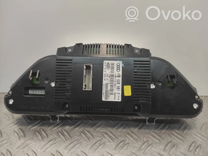 Audi A6 S6 C6 4F Tachimetro (quadro strumenti) 4F0920901F