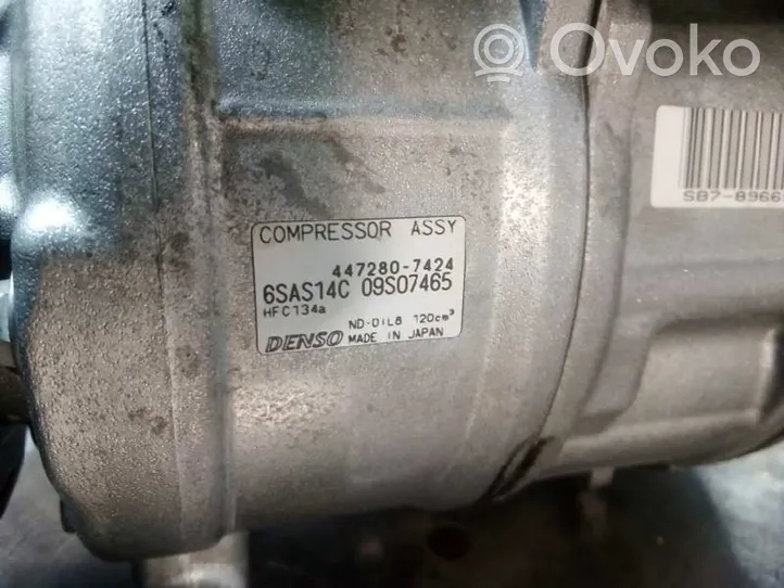 Mercedes-Benz A W176 Air conditioning (A/C) compressor (pump) 4472807424