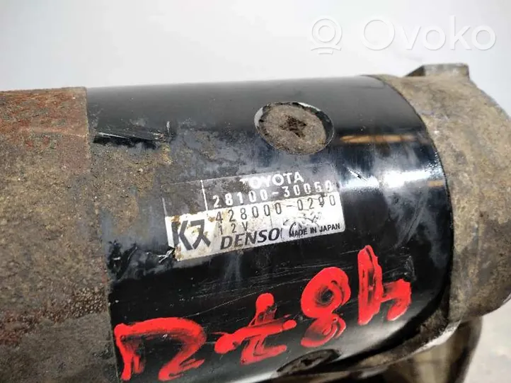 Toyota Land Cruiser (J200) Motorino d’avviamento 2810030050