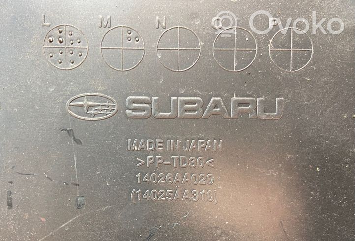 Subaru Forester SH Copri motore (rivestimento) 14026AA020