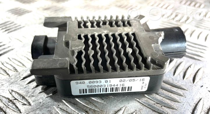 Volvo V60 Relais de ventilateur de liquide de refroidissement 940009301