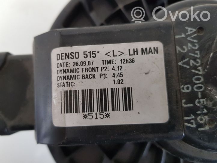 Toyota Auris 150 Ventola riscaldamento/ventilatore abitacolo AV2727005151