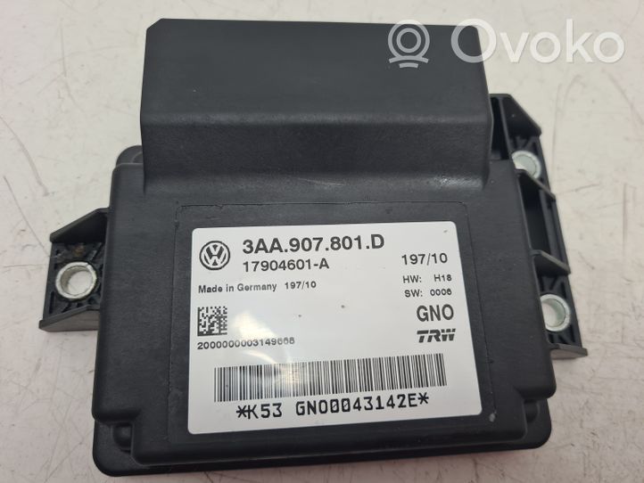 Volkswagen Tiguan Módulo de control del freno de mano 3AA907801D