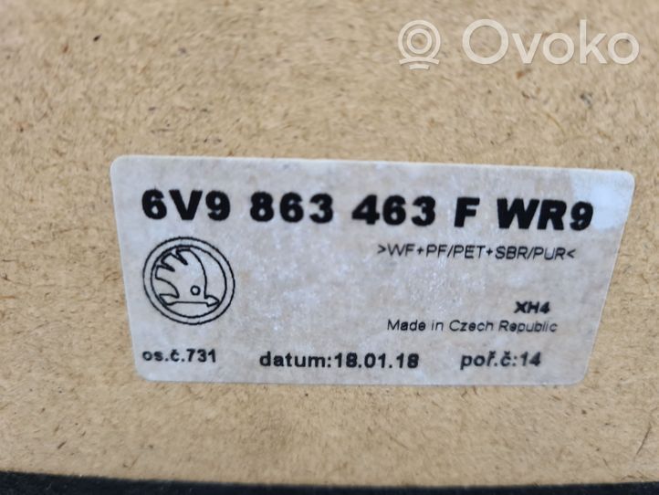 Skoda Fabia Mk3 (NJ) Doublure de coffre arrière, tapis de sol 6V9863463F