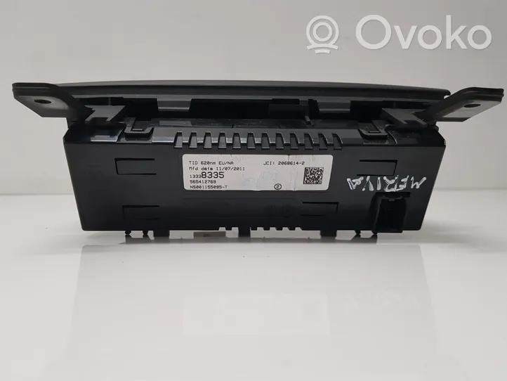 Opel Meriva B Pantalla/monitor/visor 13338335