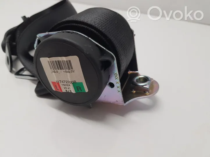 Opel Astra J Rear seatbelt 617472300B