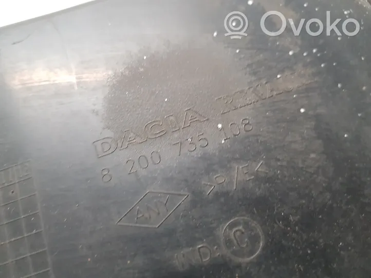 Dacia Sandero Välijäähdyttimen ilmanohjauksen ilmakanava 8200735108