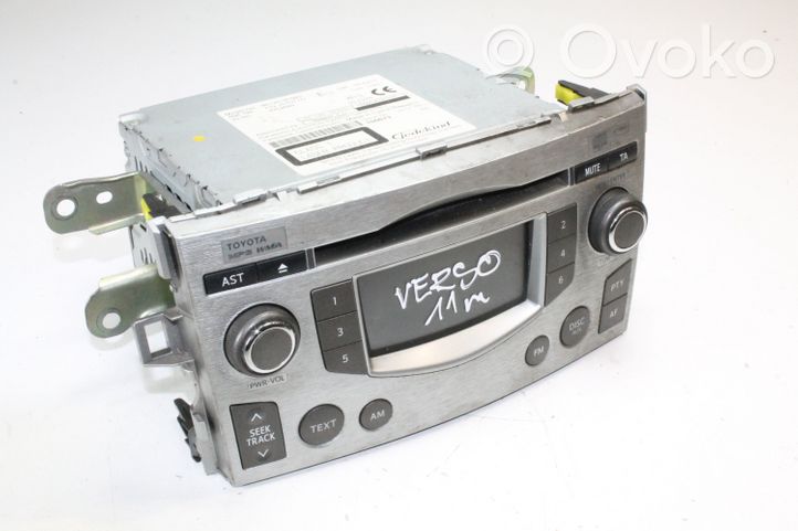 Toyota Verso Unità principale autoradio/CD/DVD/GPS 861200F080