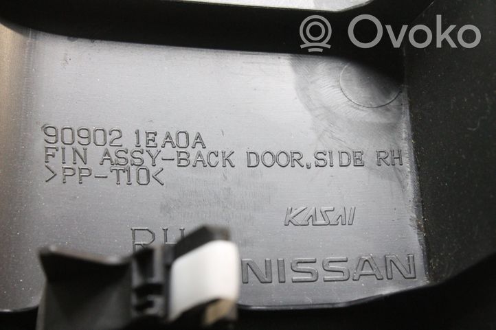 Nissan 370Z Rivestimento laterale della consolle centrale posteriore 909021EA0A