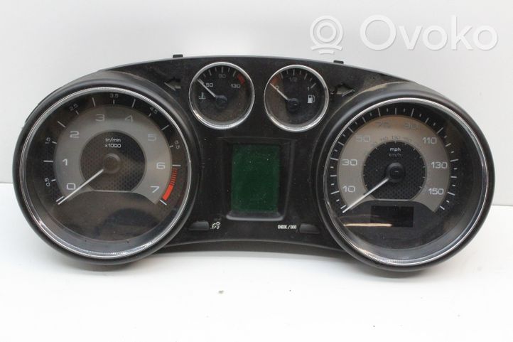 Peugeot RCZ Compteur de vitesse tableau de bord 9666661380