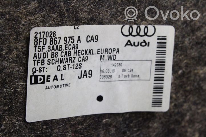 Audi A5 8T 8F Garniture latérale de console centrale arrière 8F0867975A