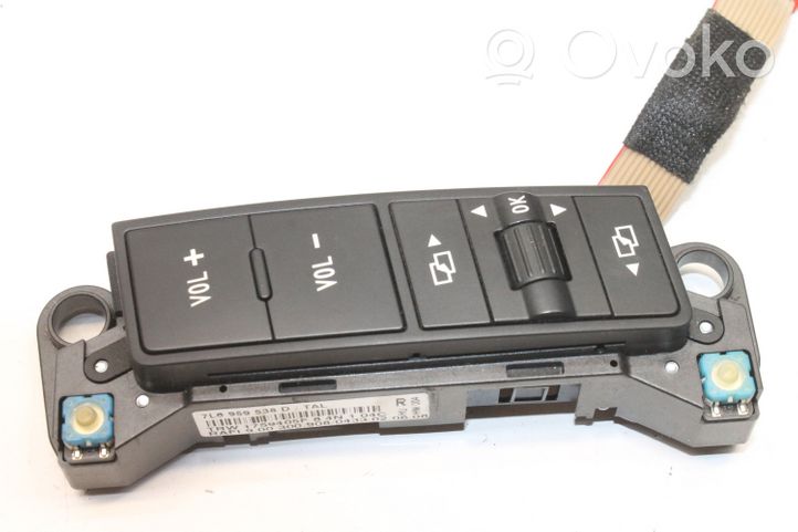 Volkswagen Touareg I Steering wheel buttons/switches 7L6959538D