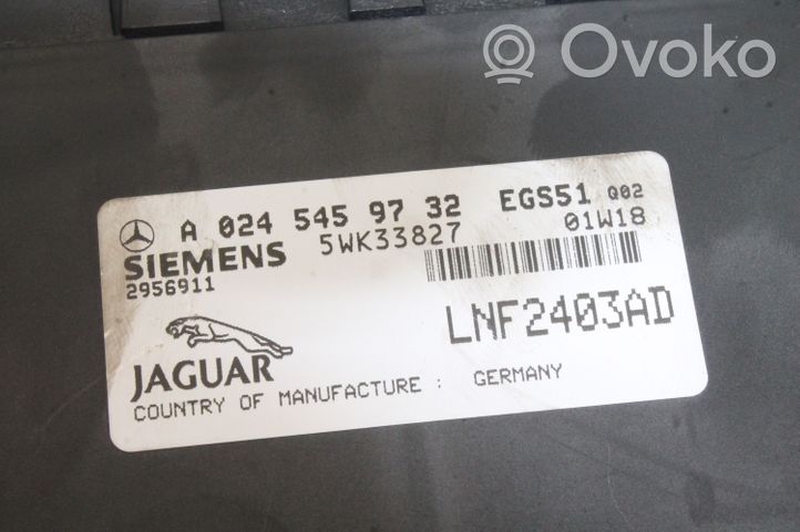 Jaguar XJ X308 Vaihdelaatikon ohjainlaite/moduuli A0245459732