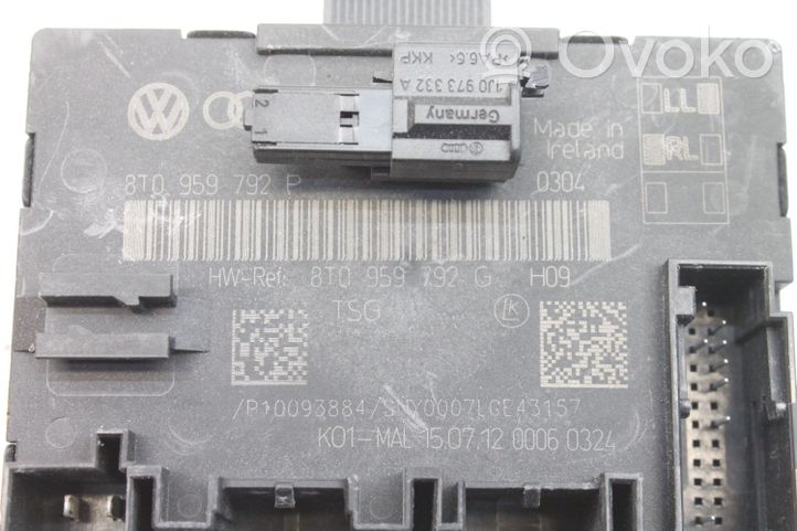 Audi A5 8T 8F Inne wyposażenie elektryczne 8T0959792P