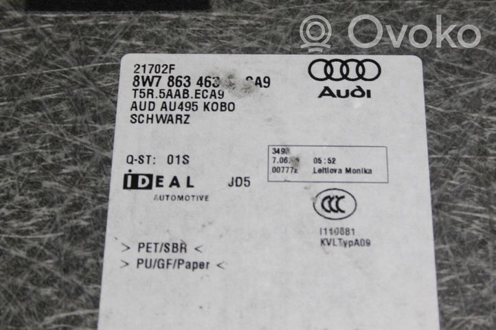 Audi A5 Tappeto di rivestimento del fondo del bagagliaio/baule 8W7863463