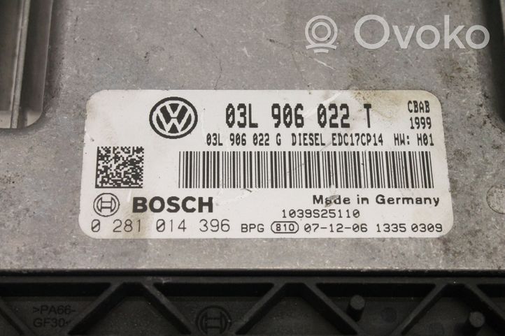 Volkswagen Tiguan Kit centralina motore ECU e serratura 03L906022T