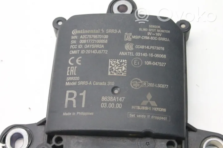 Mitsubishi Outlander Capteur radar d'angle mort 8638A147