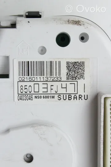 Subaru XV Nopeusmittari (mittaristo) 85003FJ471