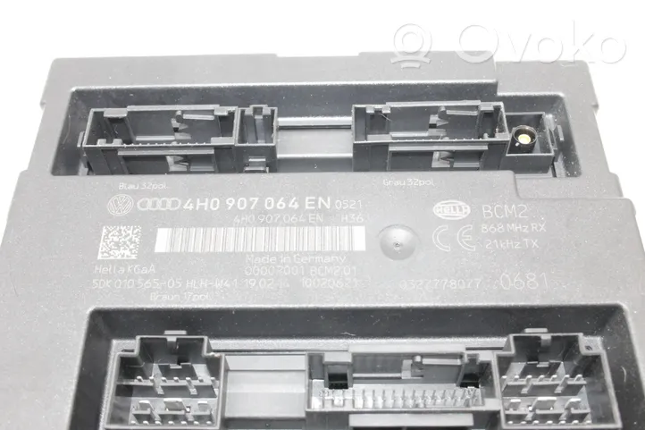 Audi A7 S7 4G Central body control module 4H0907064EN