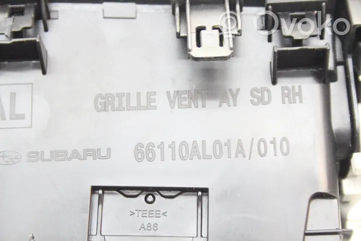 Subaru Outback (BS) Copertura griglia di ventilazione cruscotto 66110AL01A