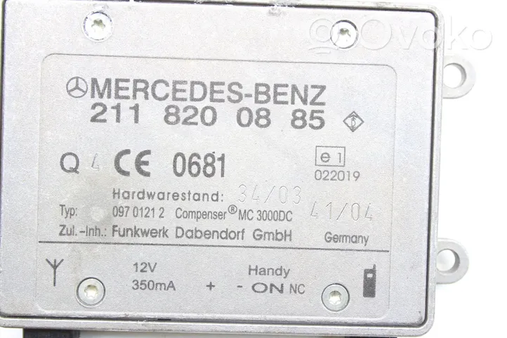 Mercedes-Benz SLK R171 Amplificatore antenna 2118200885