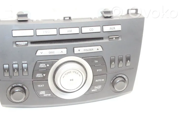 Mazda 3 II Radio/CD/DVD/GPS-pääyksikkö BFH766ARX