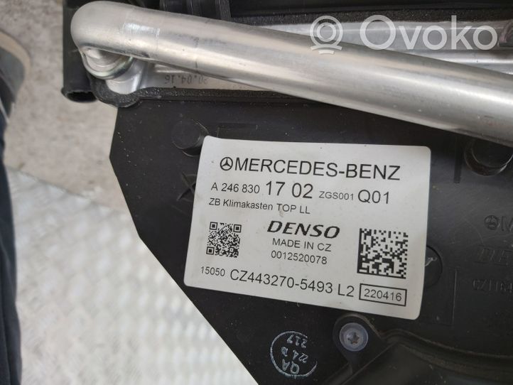 Mercedes-Benz B W246 W242 Sisälämmityksen ilmastoinnin korin kokoonpano A2469061601