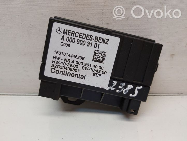 Mercedes-Benz B W246 W242 Polttoaineen ruiskutuspumpun ohjainlaite/moduuli A0009003101