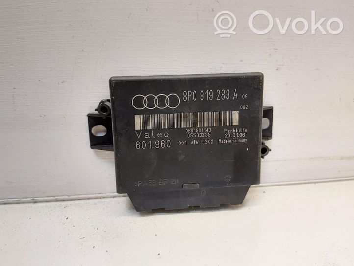 Audi A3 S3 A3 Sportback 8P Pysäköintitutkan (PCD) ohjainlaite/moduuli 8P0919283A