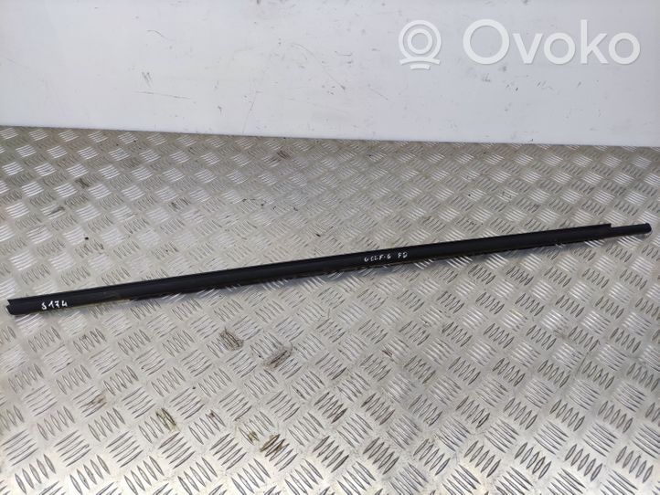 Volkswagen Golf VI Front door glass trim molding 