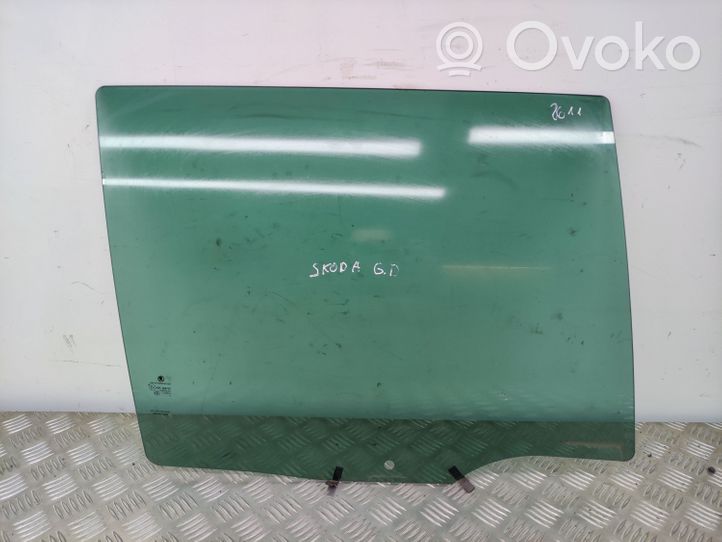 Skoda Octavia Mk3 (5E) Szyba drzwi tylnych 5E9845206D