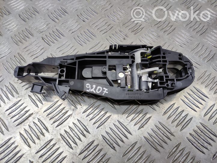 Opel Crossland X Support extérieur, poignée de porte arrière 9802977180