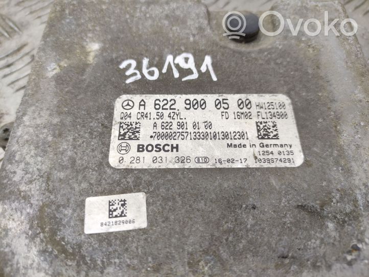 Mercedes-Benz Vito Viano W447 Sterownik / Moduł ECU A6229000500