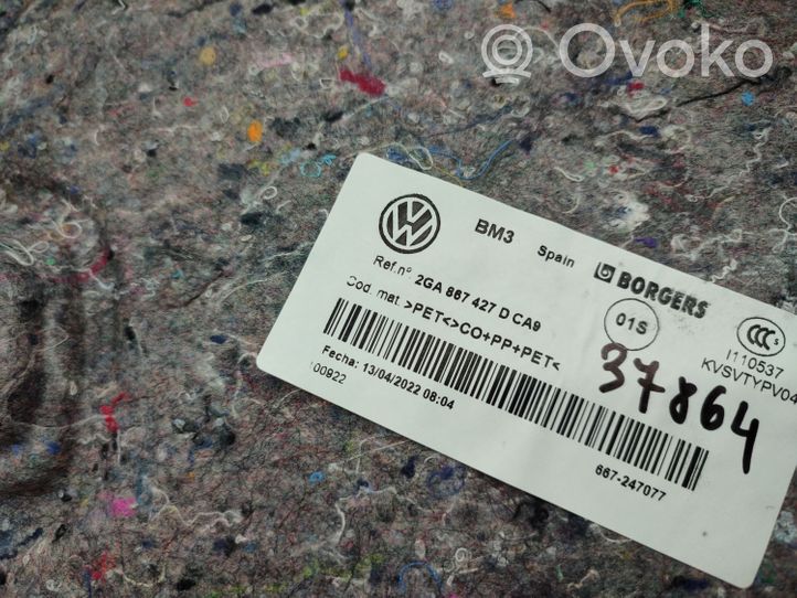 Volkswagen T-Roc Apatinis, bagažinės šono, apdailos skydas 2GA867427D