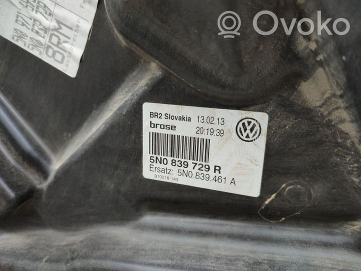 Volkswagen Tiguan Mechanizm podnoszenia szyby tylnej bez silnika 5N0839729R