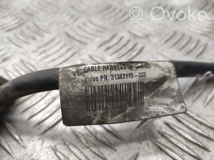 Volvo S80 Cavo negativo messa a terra (batteria) 31343115