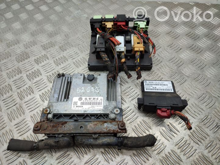 Volkswagen Tiguan Komputer / Sterownik ECU i komplet kluczy 03L907309AE