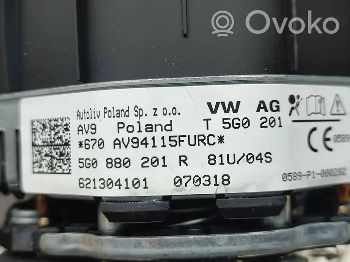 Volkswagen Golf Sportsvan Poduszki powietrzne Airbag / Komplet 5G0880201R