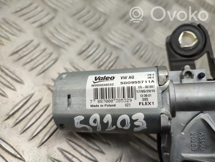 Volkswagen PASSAT B8 Motor del limpiaparabrisas trasero 5G0955711A