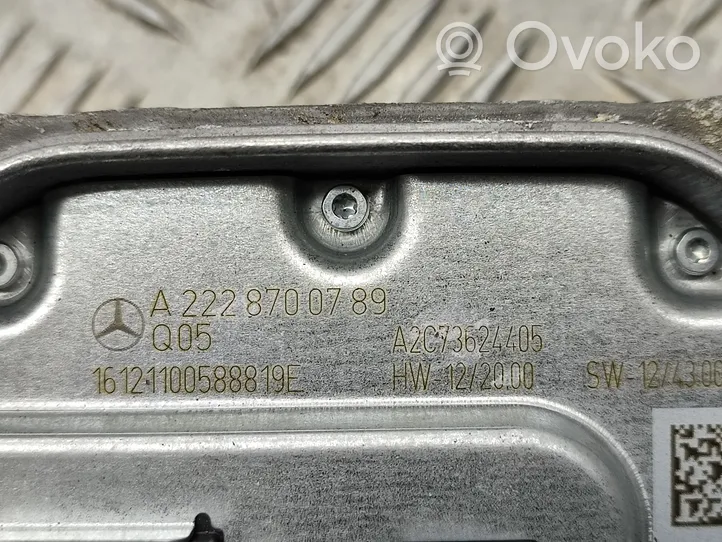 Mercedes-Benz Vito Viano W447 Ajovalojen virranrajoitinmoduuli Xenon A2228700789