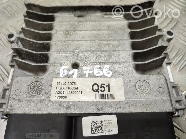 KIA Sportage Module de contrôle de boîte de vitesses ECU 954402D751