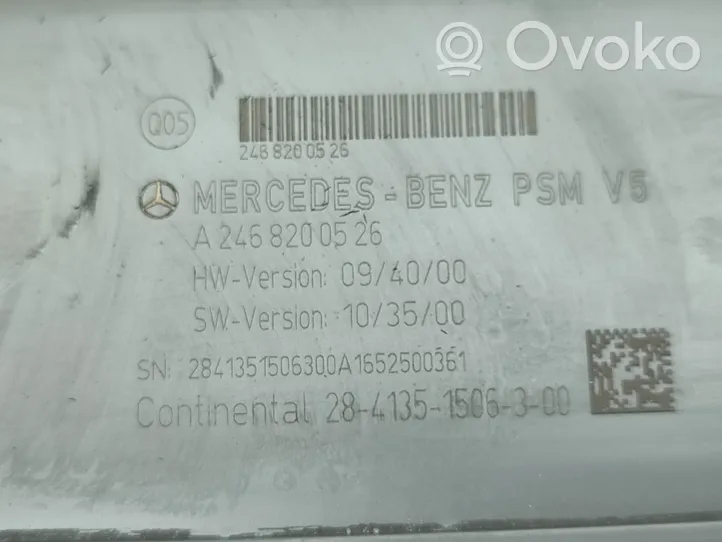 Mercedes-Benz A W176 Moduł / Sterownik fotela A2468200526