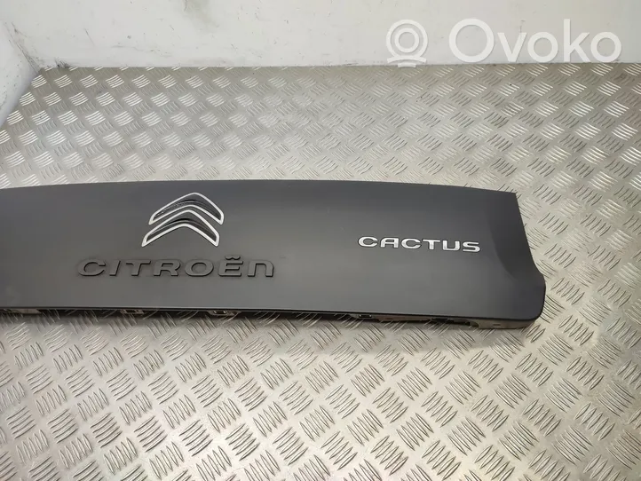 Citroen C4 Cactus Moldura de la puerta trasera 9801855280