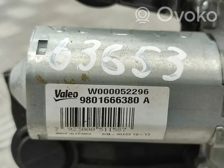 Citroen C4 Cactus Moteur d'essuie-glace arrière 9801666380