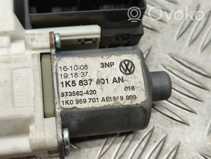 Volkswagen PASSAT B6 Etuoven ikkunan nostomoottori 1K5837401AN