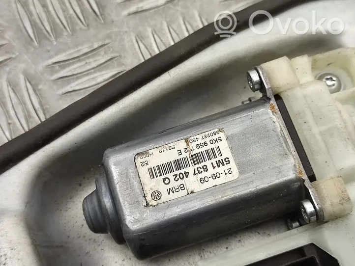 Volkswagen Golf Plus Mécanisme de lève-vitre avec moteur 5K0959792A